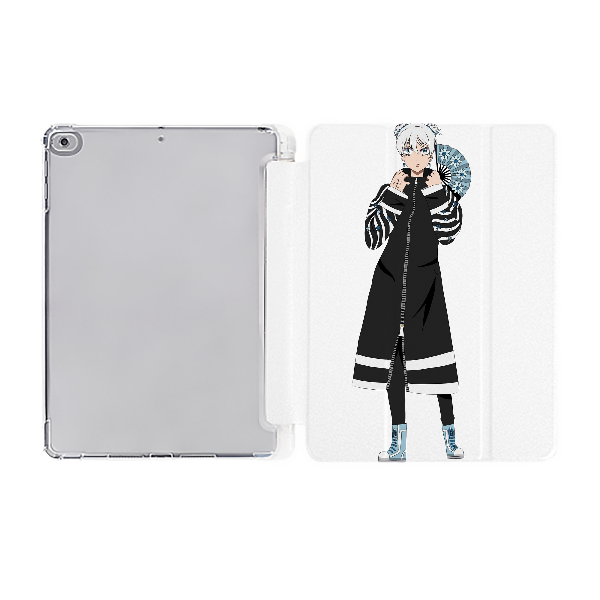（画像用） 東京リベンジャーズ Tokyo Revengers IPad ケース ペン収納付き 三つ折りスタンド PUレザー×シリコン 対応機種9.5/10.5/10.9インチ